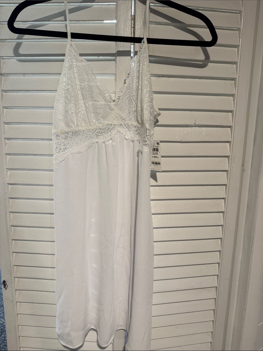 White Lace Slip Dress